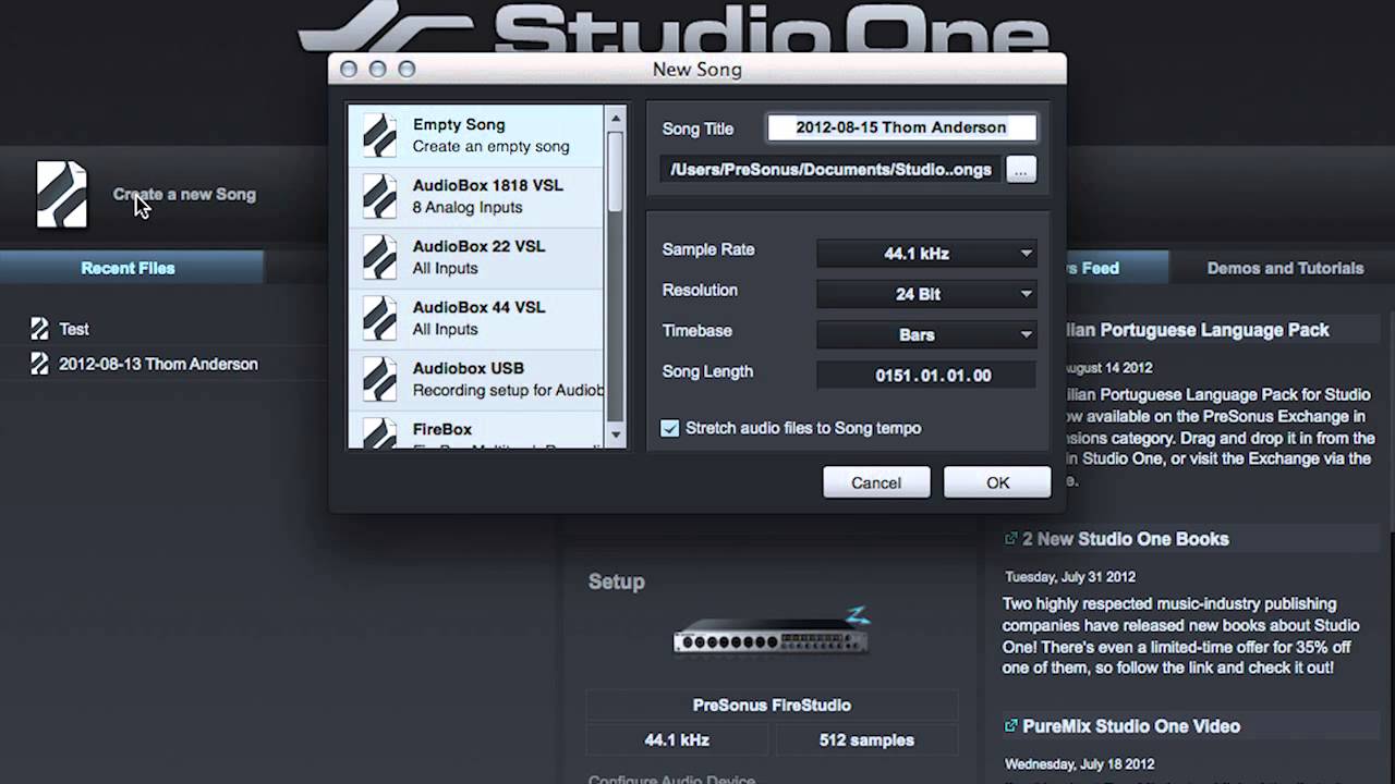 Presonus Studio One Pc Bought For Mac